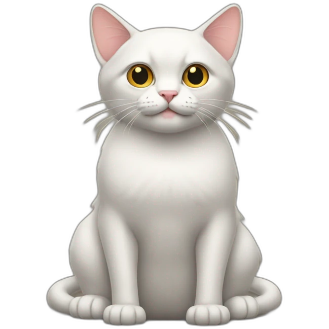 two headed cat emoji