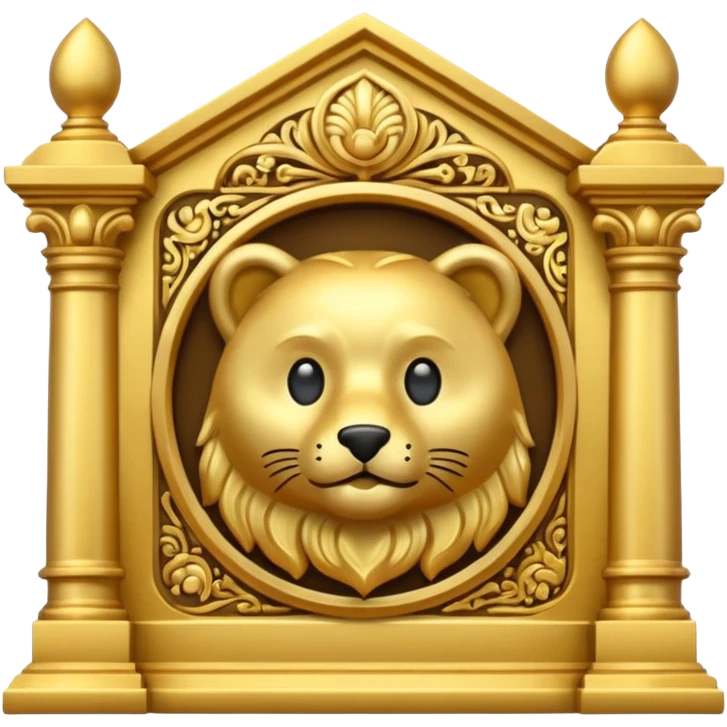 bank color gold emoji