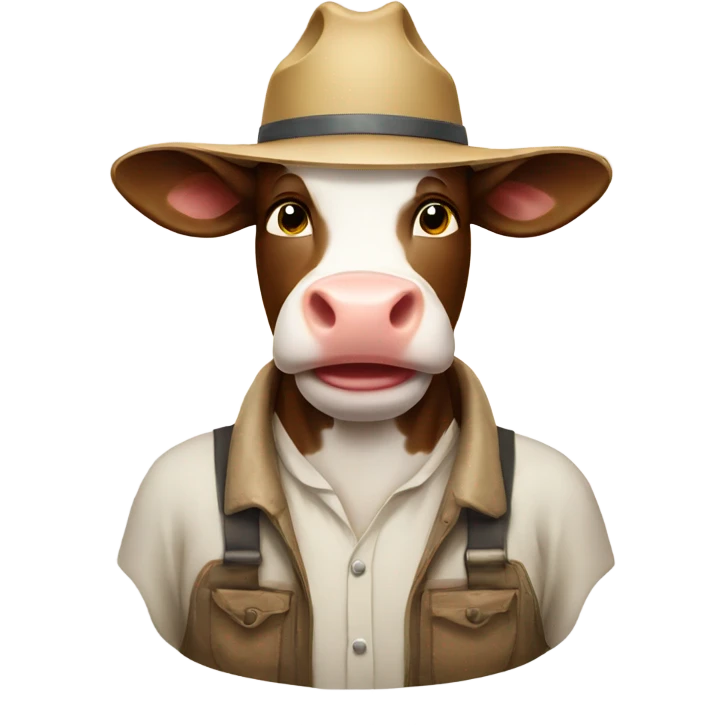 Farmer Cow  emoji