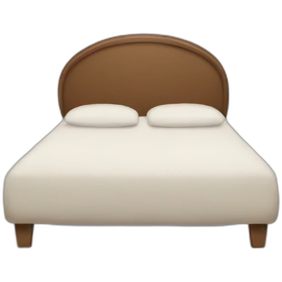 Bending on bed emoji