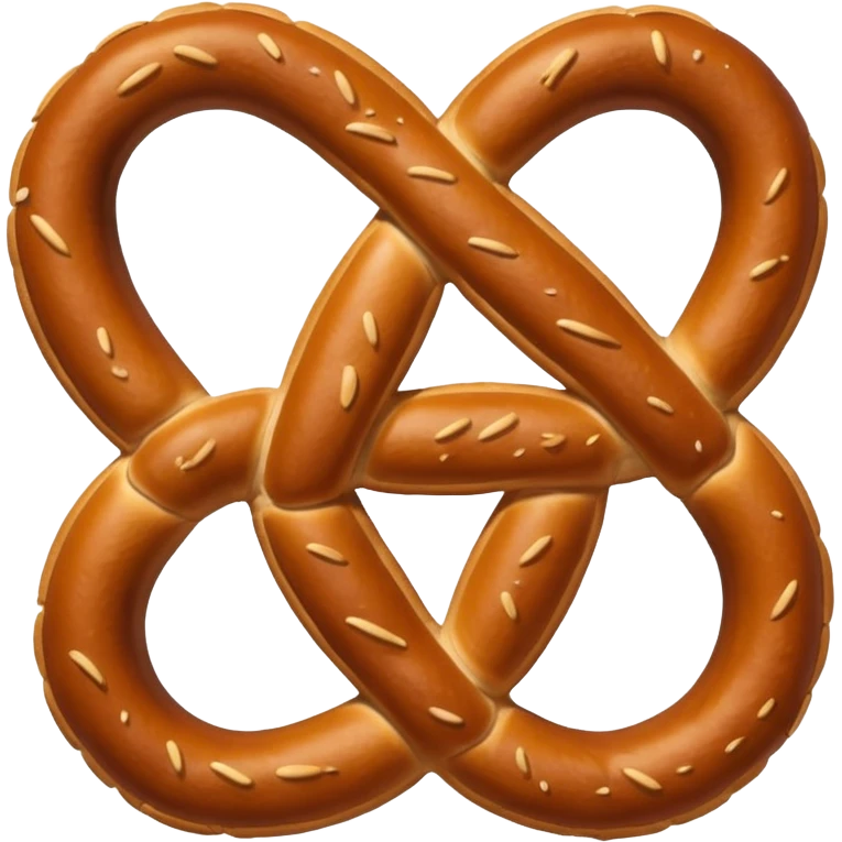 pretzel font U emoji