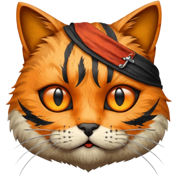 pirate cat face emoji