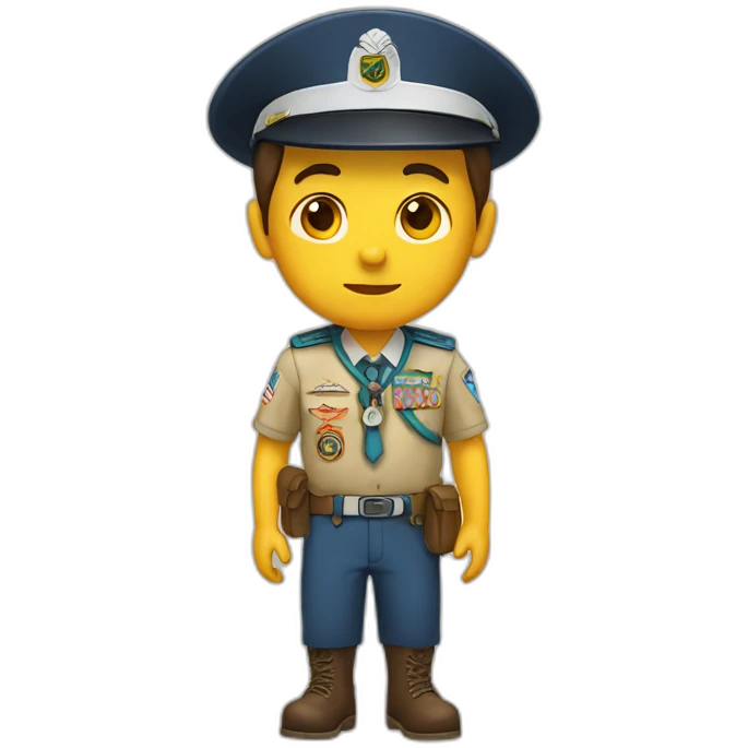 Saludo scout emoji