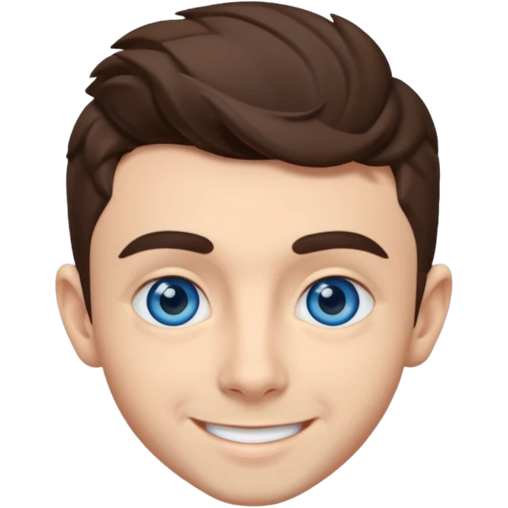 Nathan Sykes with blue eyes emoji