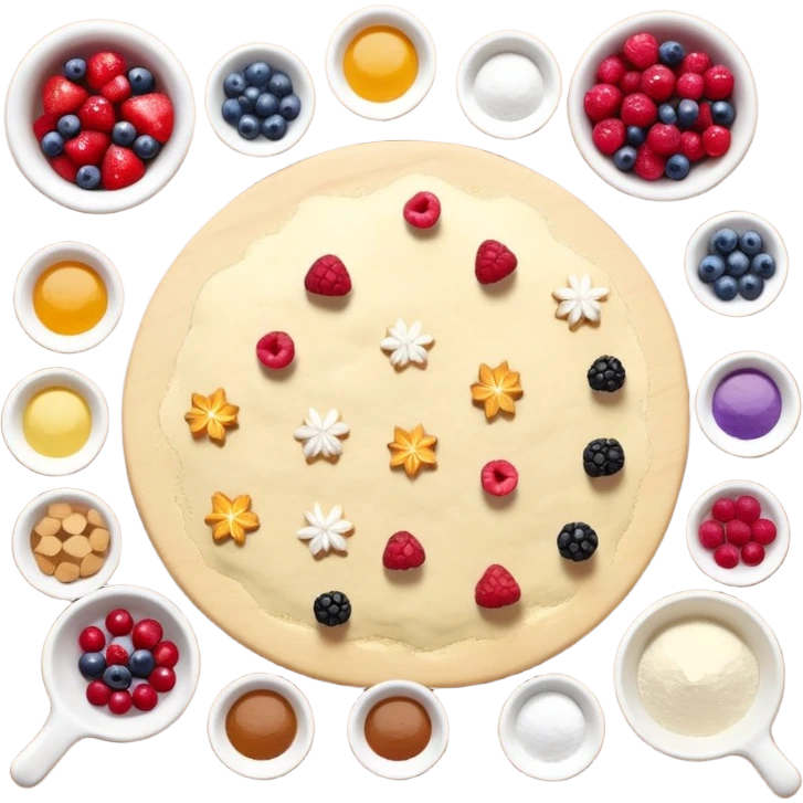 aethetic baking ingredients emoji