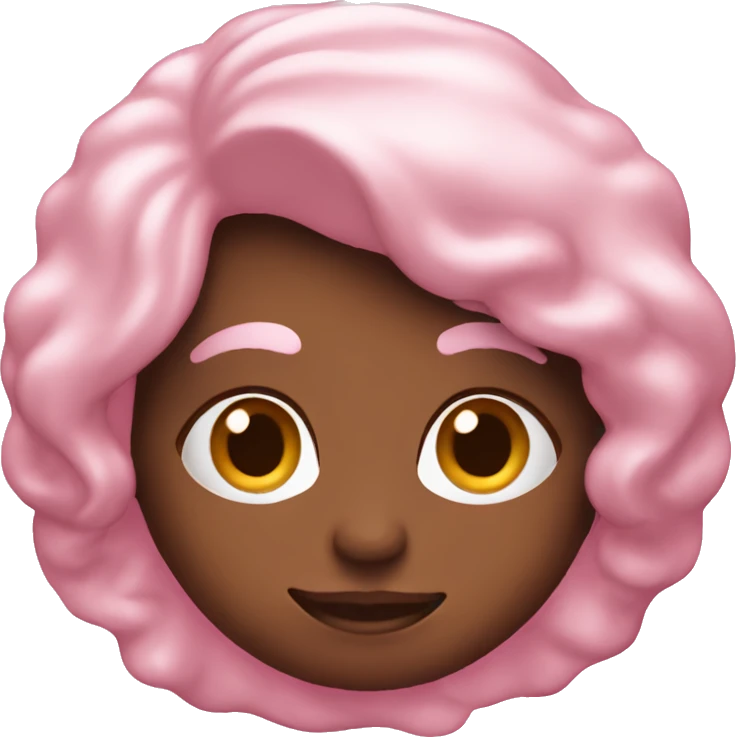 pastel pink chocolate emoji