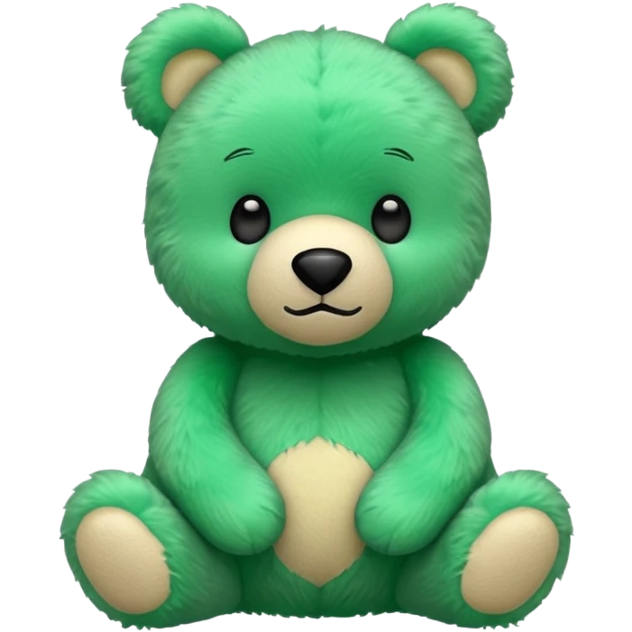 green bear toy emoji