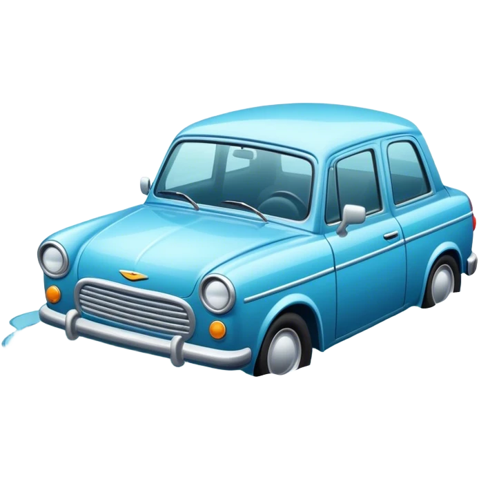 Car that got flooded  emoji