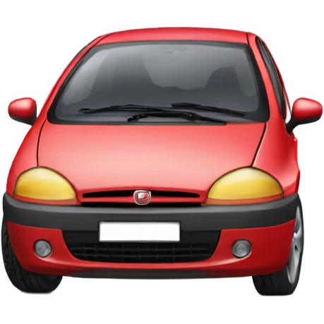 Red Fiat Punto emoji