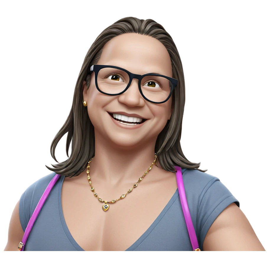 smiling boy with jewelry emoji