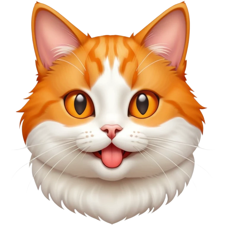 dil çıkaran kedi emoji