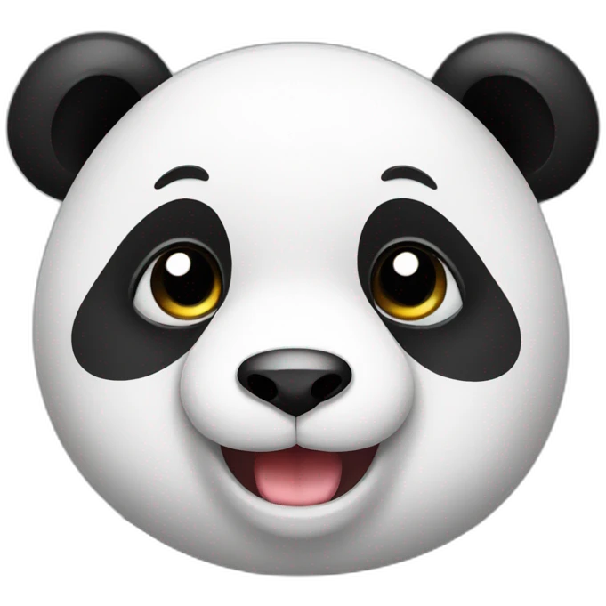 Cute panda emoji