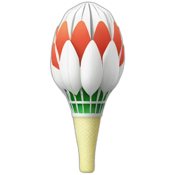 Shuttlecock emoji