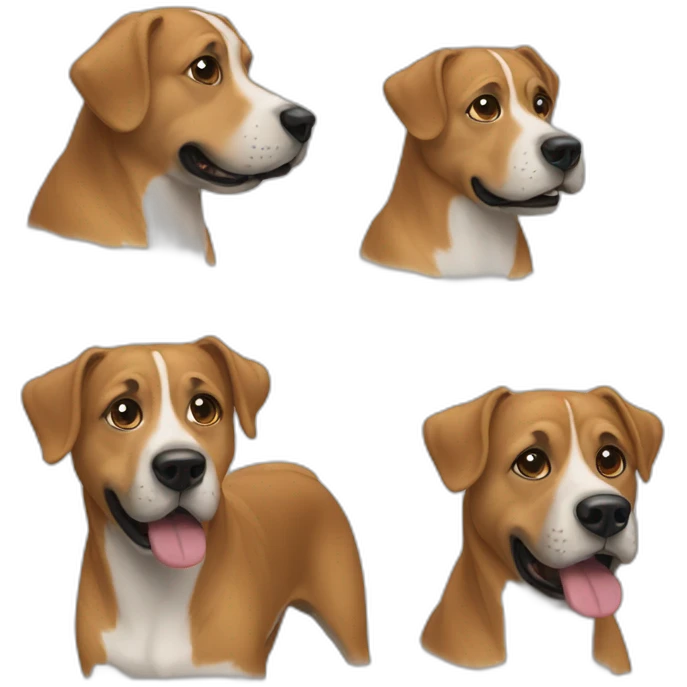 2 dogs emoji