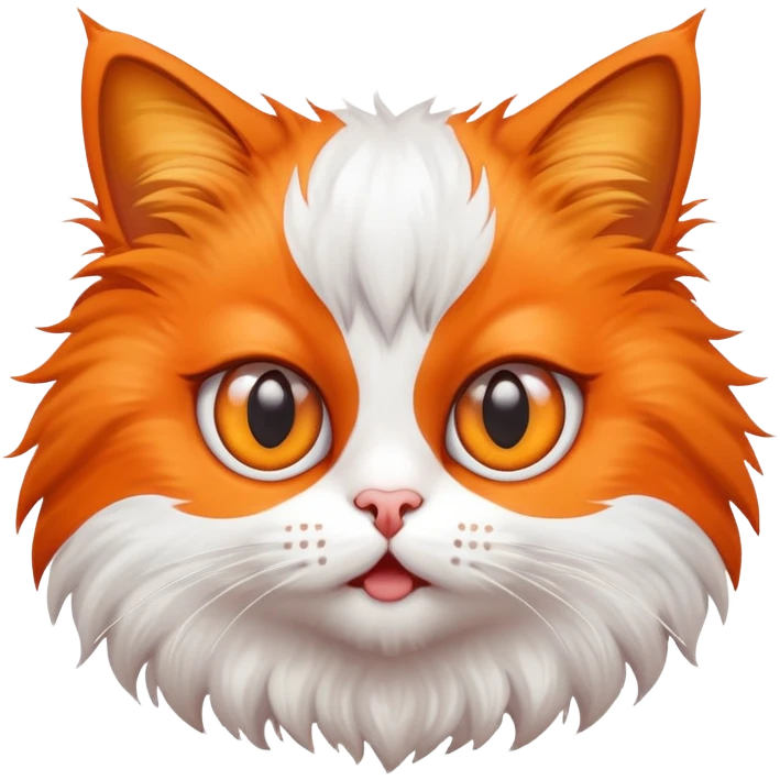 Crazy kitty emoji
