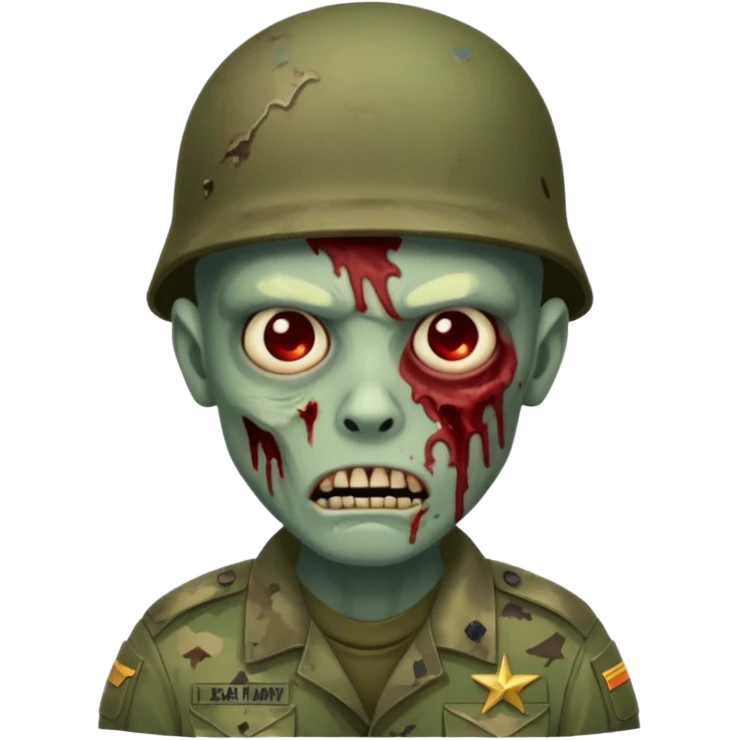 army zombie for men emoji