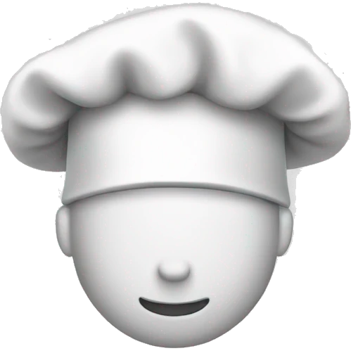 empty chef toque emoji