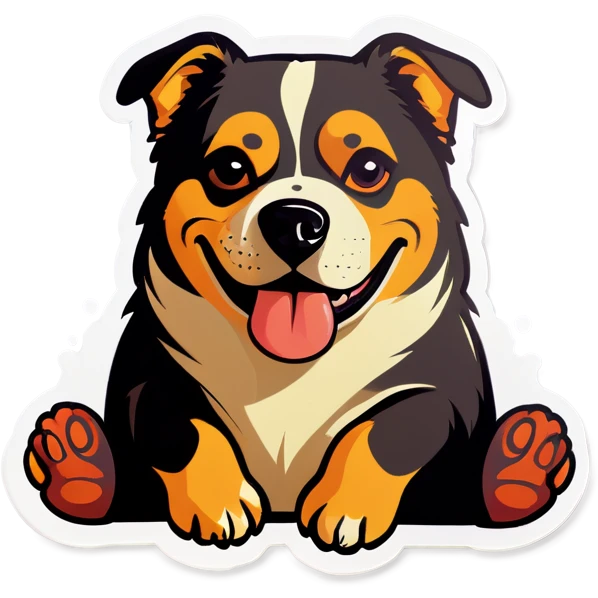 Chill dog emoji