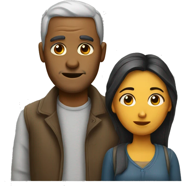 A poor couple emoji