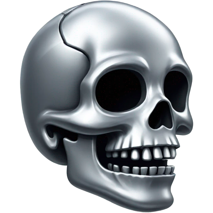 Chrome skull  emoji