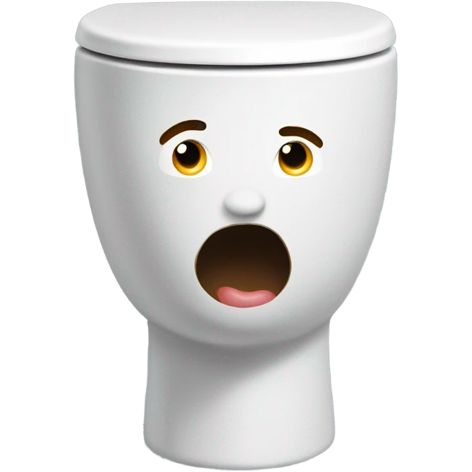 Man Head poppig out of a toilet emoji