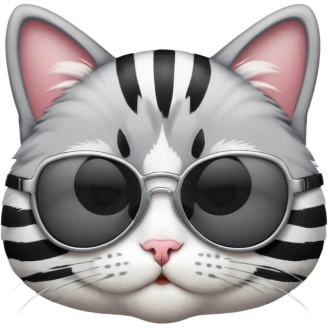 Cat wearing sunglasses emoji