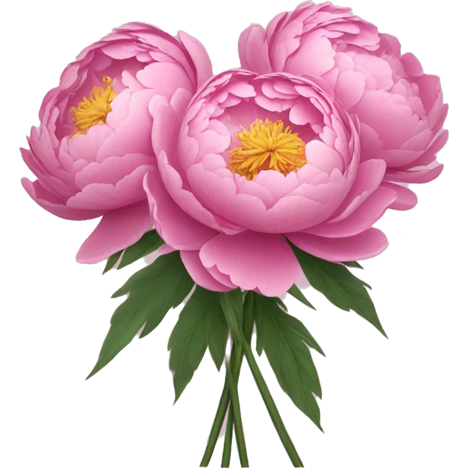 bouqet of peonies emoji