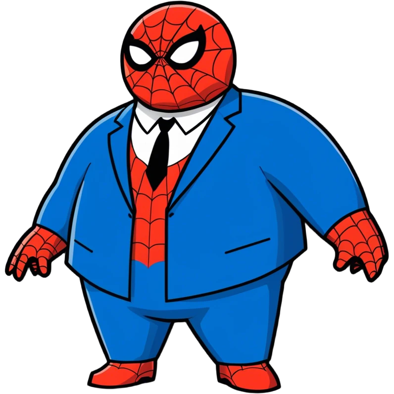 Obese Spider-Man emoji