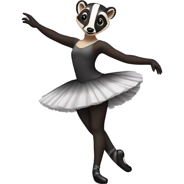 Badger ballerina  emoji