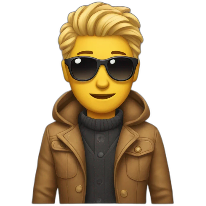 Stylish emoji emoji