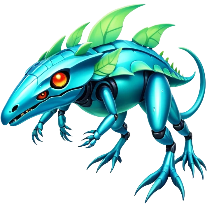  exotic tropical cyber-Fakémon-Vernid-creature emoji
