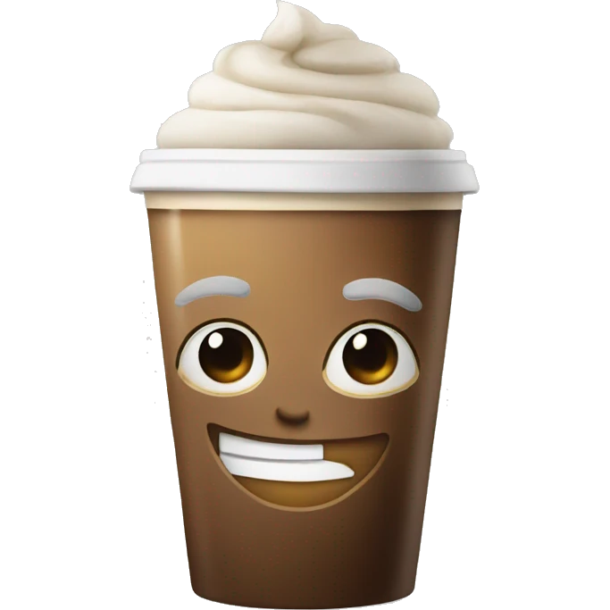New Year's coffee emoji