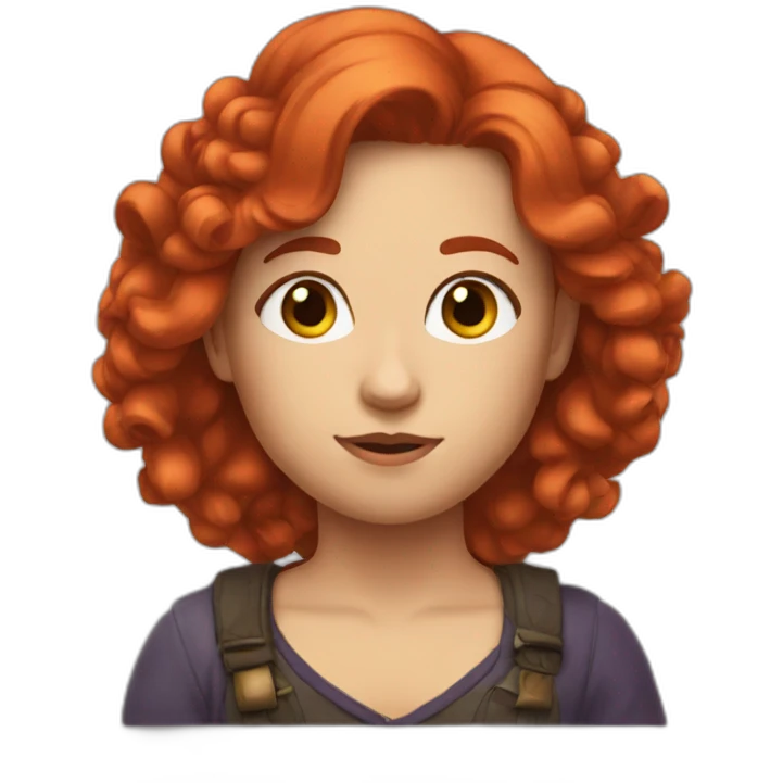heather the great red hair emoji