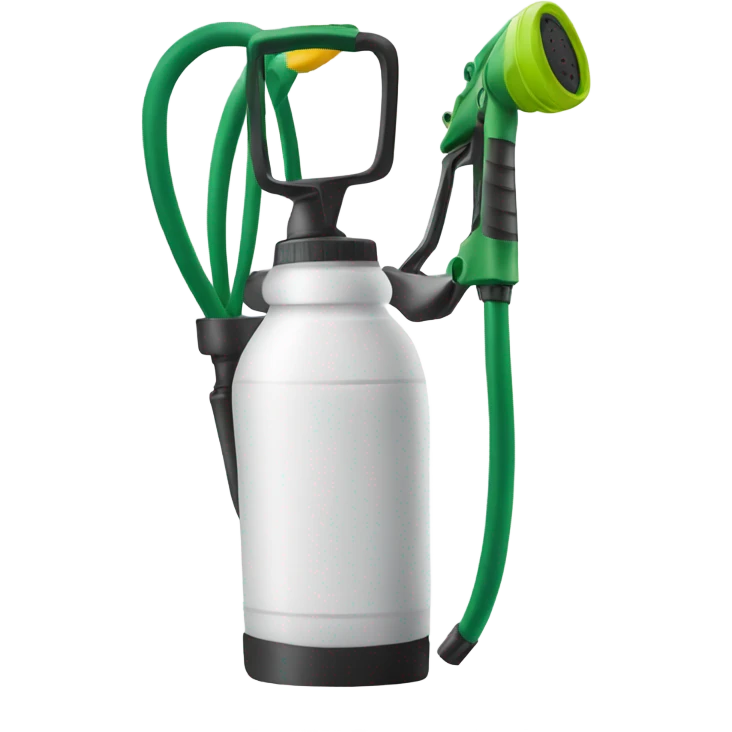 white hand sprayer for garden  emoji