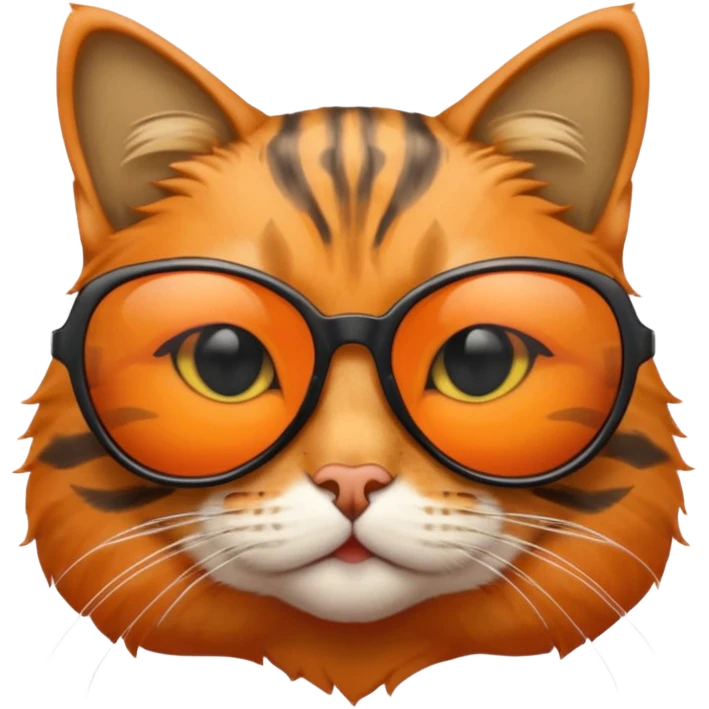 Cat wearing sunglasses emoji