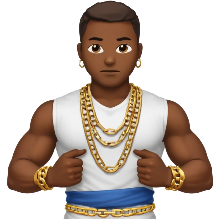 Money showing his waist emoji