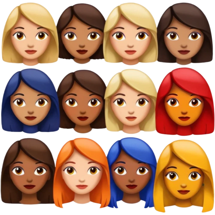 STICKER ART PAINTING WOMEN emoji