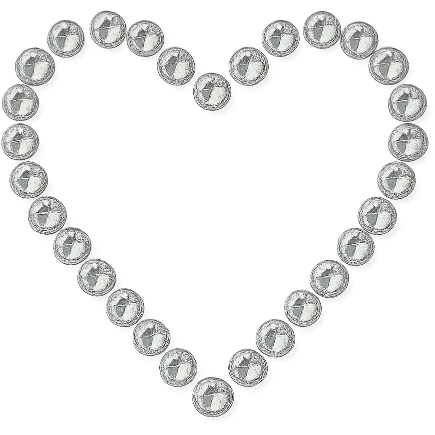Rhinestone  heart, remove background emoji