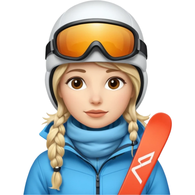 Woman Skiing Matterhorn emoji