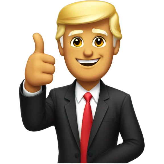 Trump thumbs up emoji