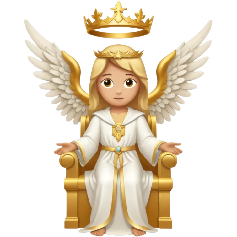 Throne, Angel. no human emoji