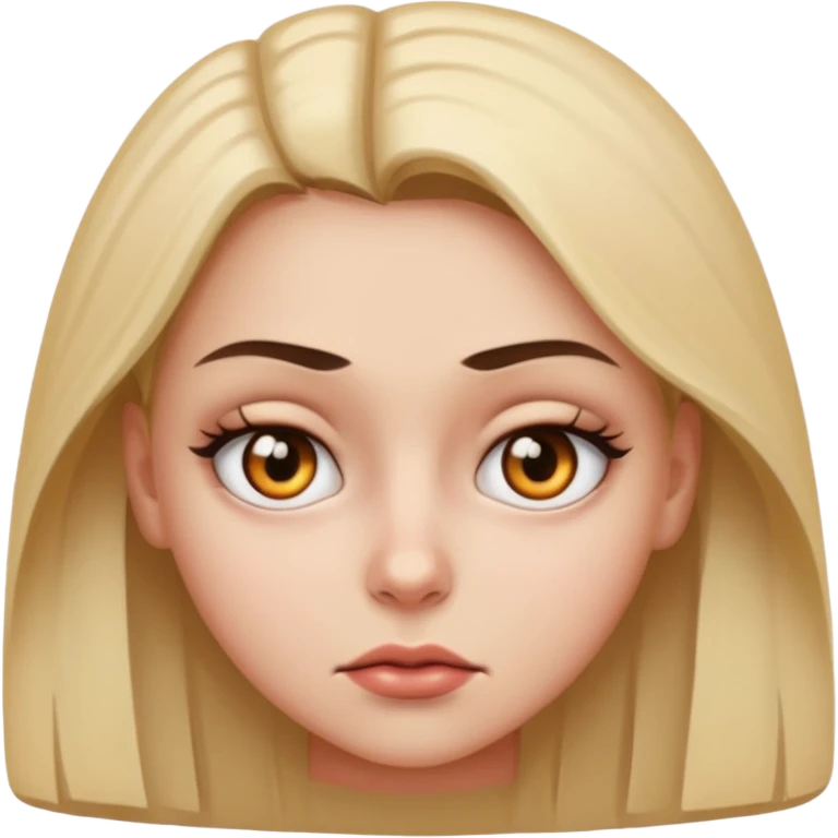 deadly stare one eye emoji girl  emoji