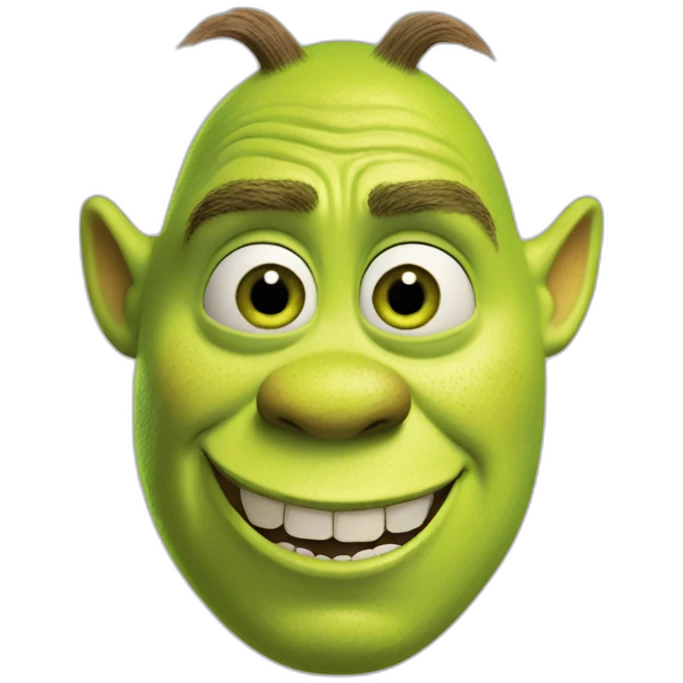 Shrek wazowski emoji