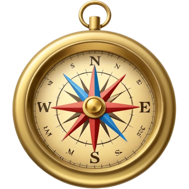 compass with mission emoji