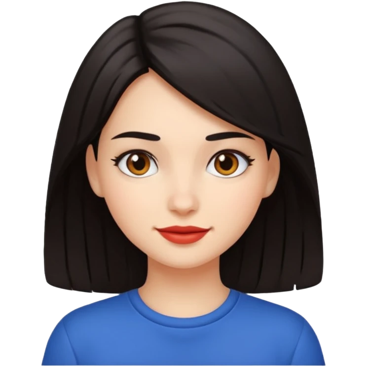 Cool girl  emoji