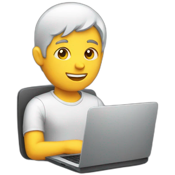 person with a laptop emoji