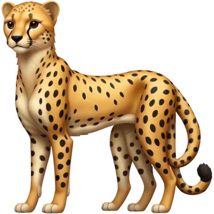 Emoji de un chita de cuerpo completo emoji