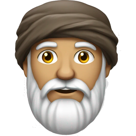nain guerrier avec une grosse barbe emoji