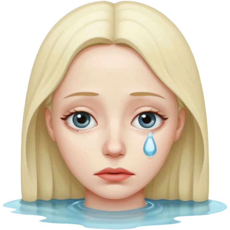 very sick and sad woman emoji