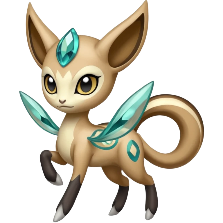 Cool epic legendary elegant cute handsome realistic Meloetta-Inteleon-Gabite-Pokémon-Fakémon-fusion-hybrid-creature emoji